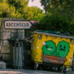 Street art mural coloré à Nice sur la Côte d'Azur